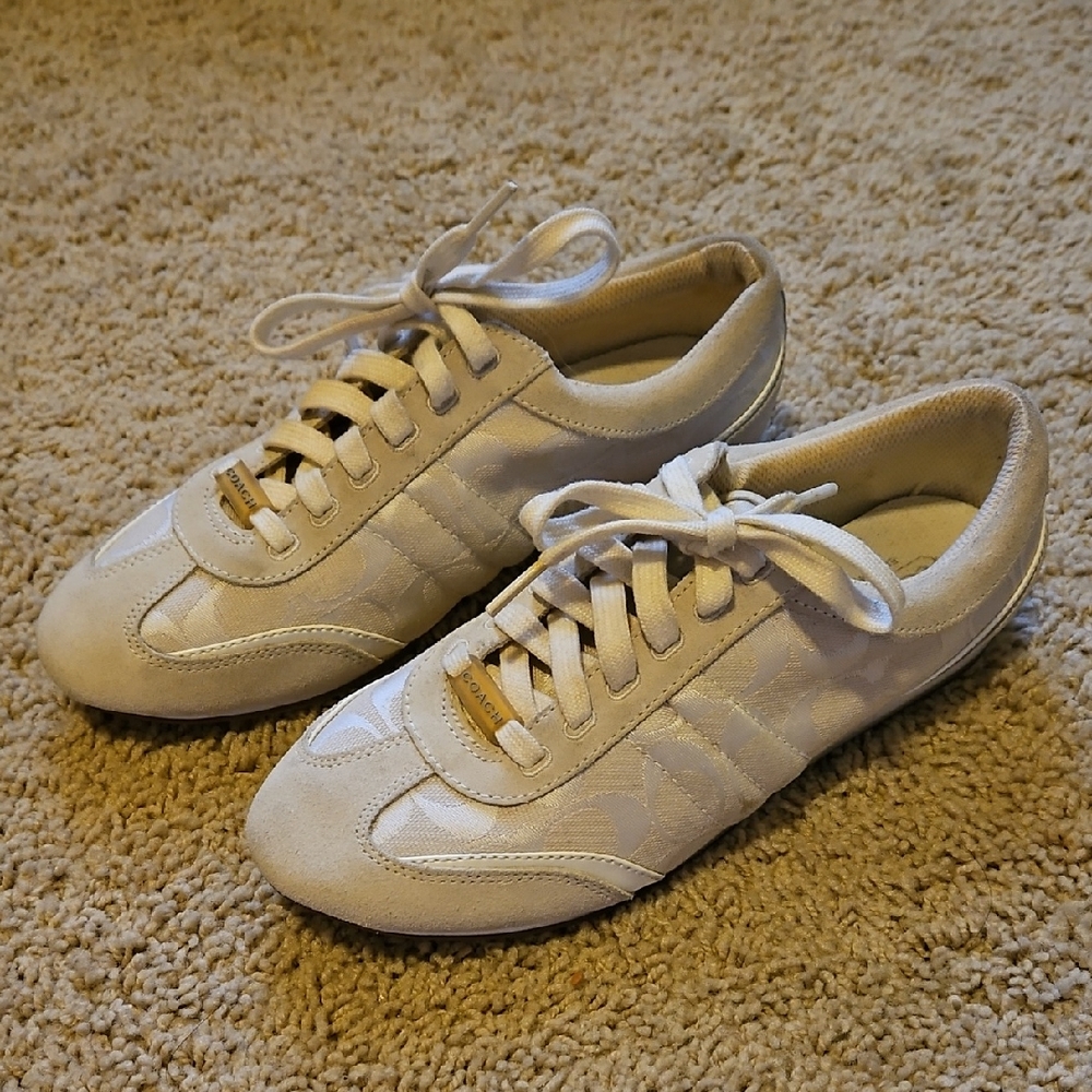 Coach Women's White Sneakers SIZE 8.5